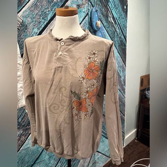 Crazy Shirts Coffee Dyed Pullover, size Medium Women’s - Picture 2 of 9